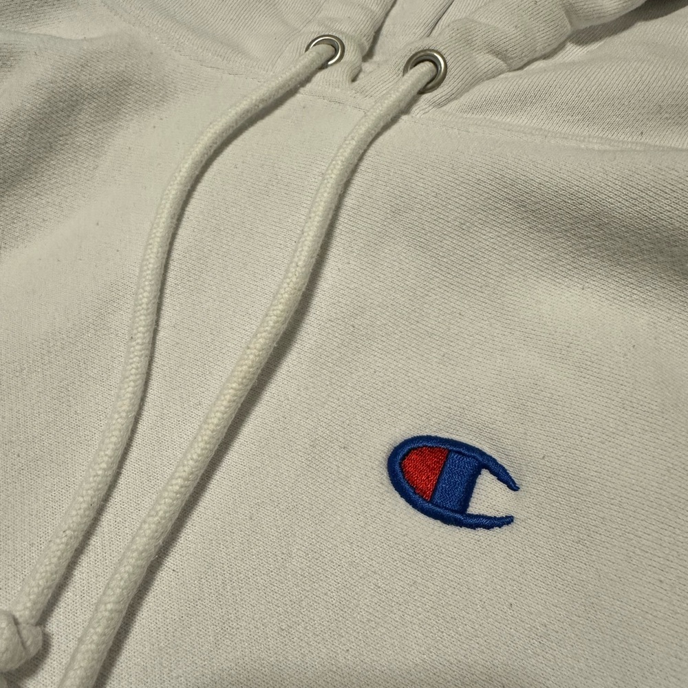 Champion white hoodie